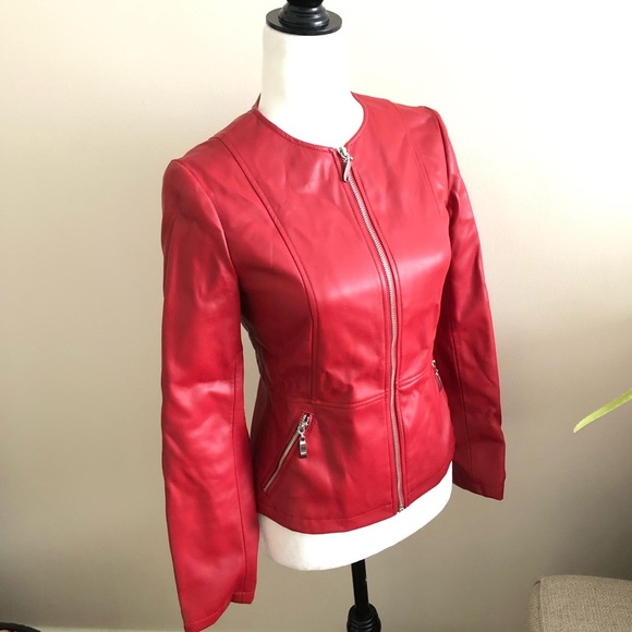 HP✨Zara | Faux Leather Jacket - Picture 5 of 14